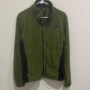 The North Face Men's Green and Black Performance Jacket